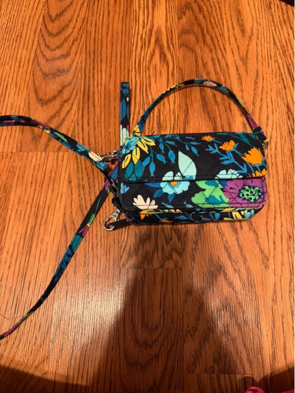 Vera Bradley All-in-One Crossbody Wallet In Midnight Blues